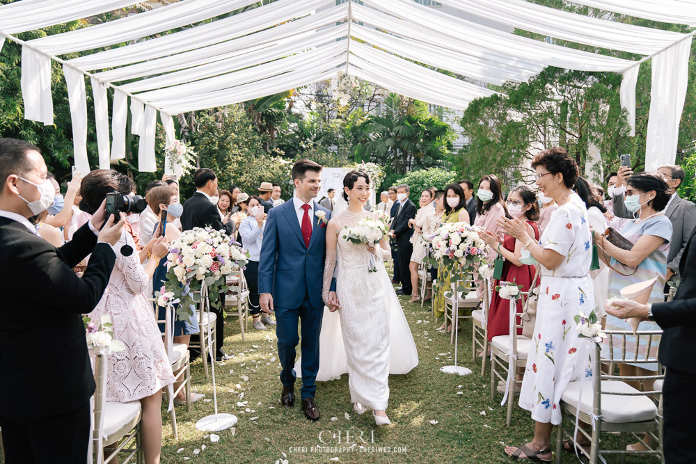 Baan Dusit Thani Western Wedding Ceremony Bangkok Thailand