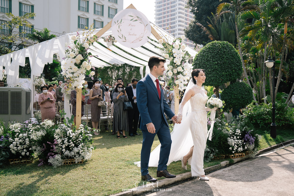 Baan Dusit Thani Western Wedding Ceremony Bangkok Thailand