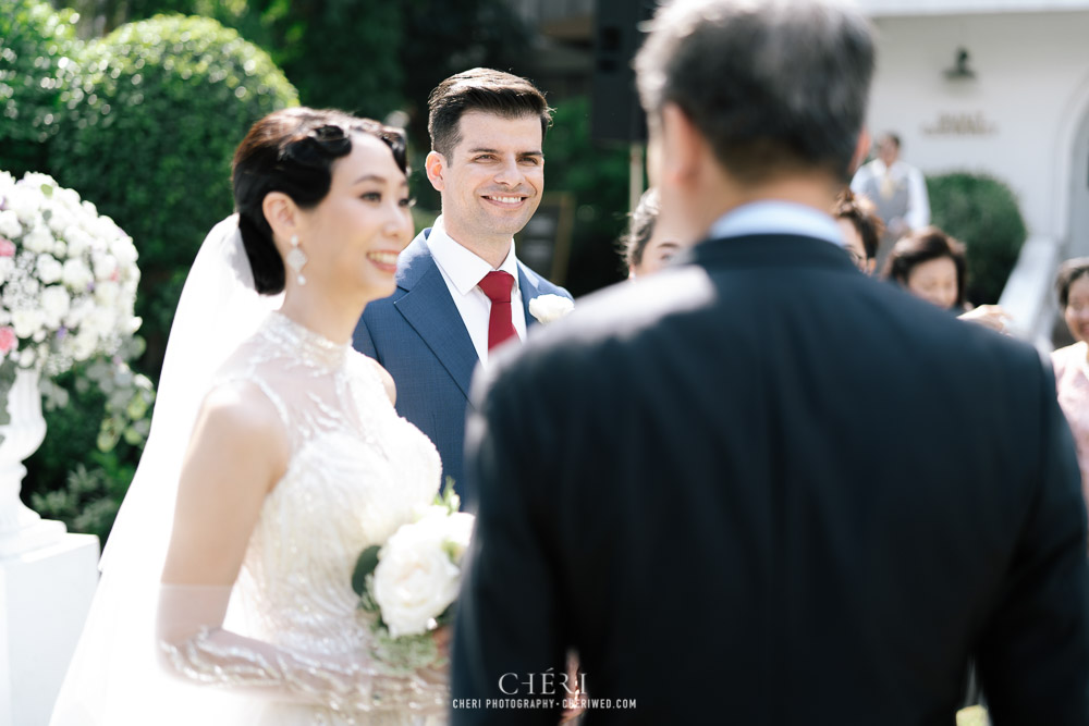 Baan Dusit Thani Western Wedding Ceremony Bangkok Thailand