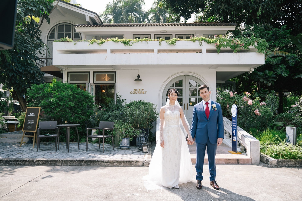 Baan Dusit Thani Western Wedding Ceremony Bangkok Thailand