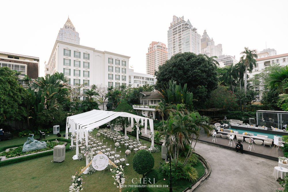 Baan Dusit Thani Western Wedding Ceremony Bangkok Thailand