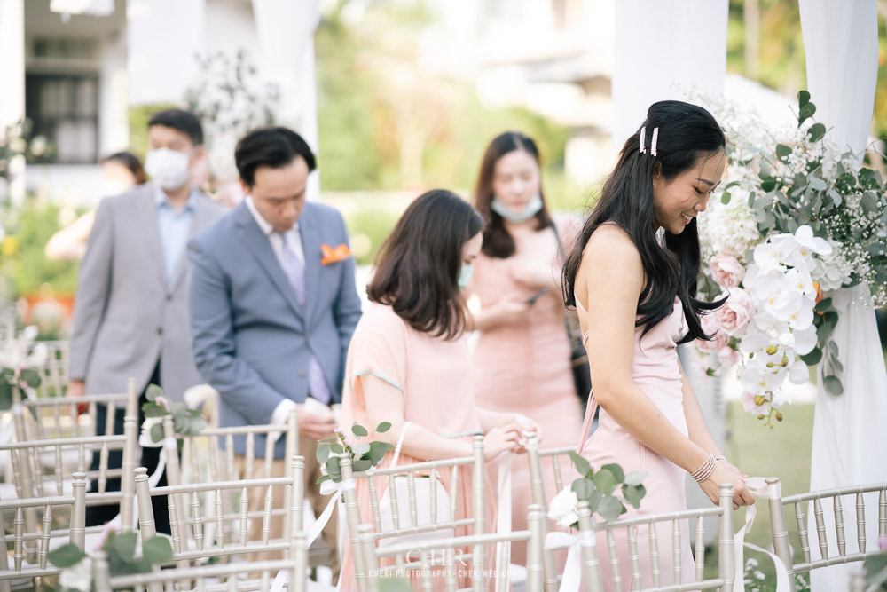 Baan Dusit Thani Western Wedding Ceremony Bangkok Thailand