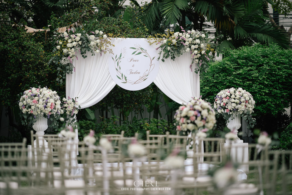 Baan Dusit Thani Western Wedding Ceremony Bangkok Thailand