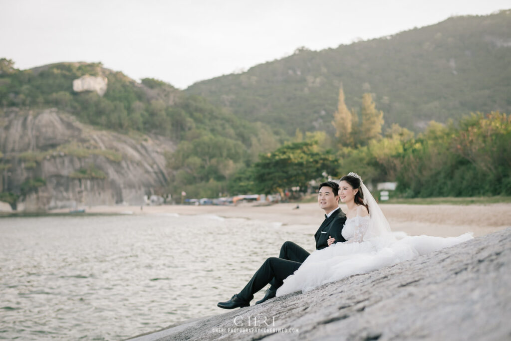 Hua Hin Beach Pre Wedding Photoshoot Isssay and Picasso from China