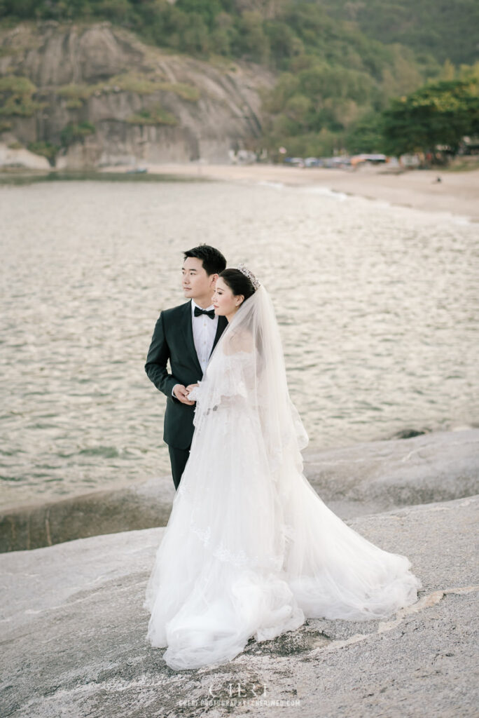 Hua Hin Beach Pre Wedding Photoshoot Isssay and Picasso from China