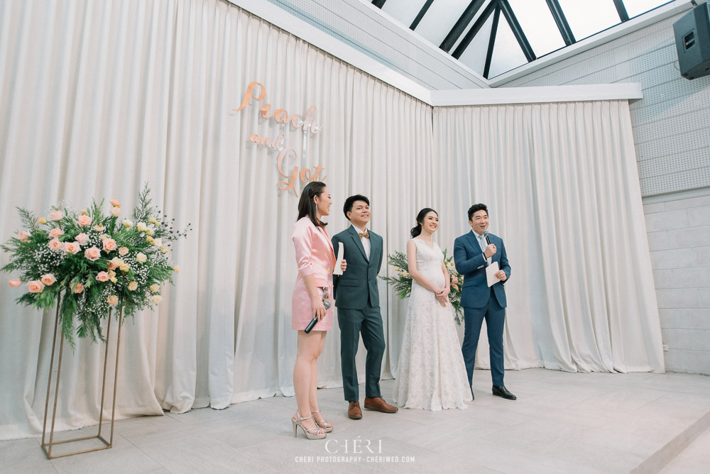 Varavela แต่งงาน วาระเวลา Wedding Reception Peach and Got