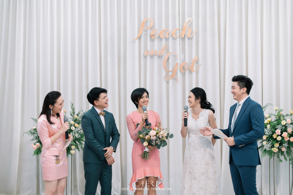 Varavela แต่งงาน วาระเวลา Wedding Reception Peach and Got