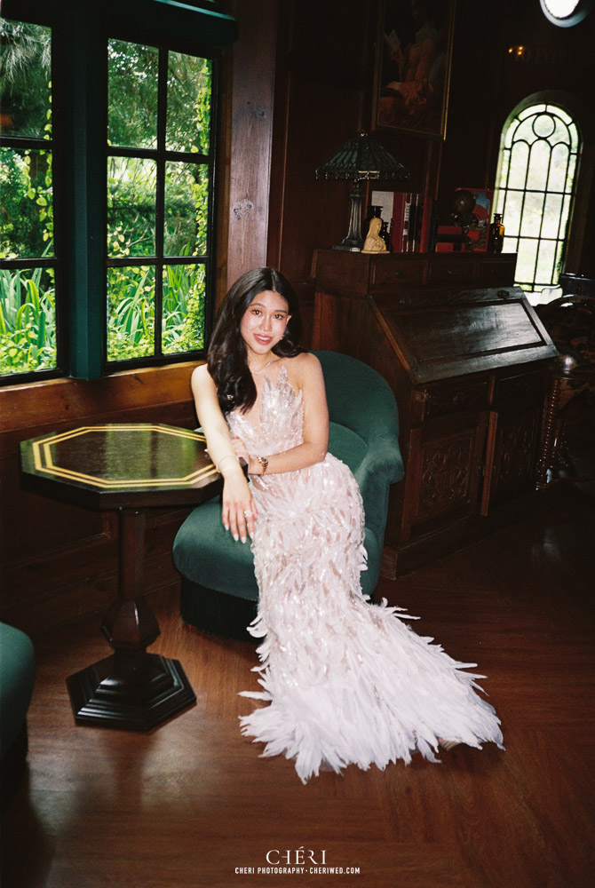Maison Mystique Khao Yai Pre - Wedding Film Photography - Staircase pose